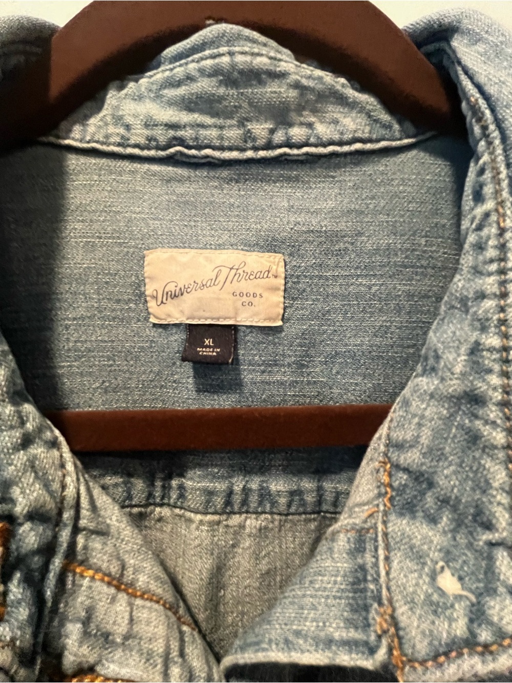 Universal Thread Denim Shirt Jacket - Washed Blue - Picture 4 of 4
